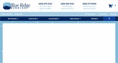 Desktop Screenshot of blueridgebedding.com